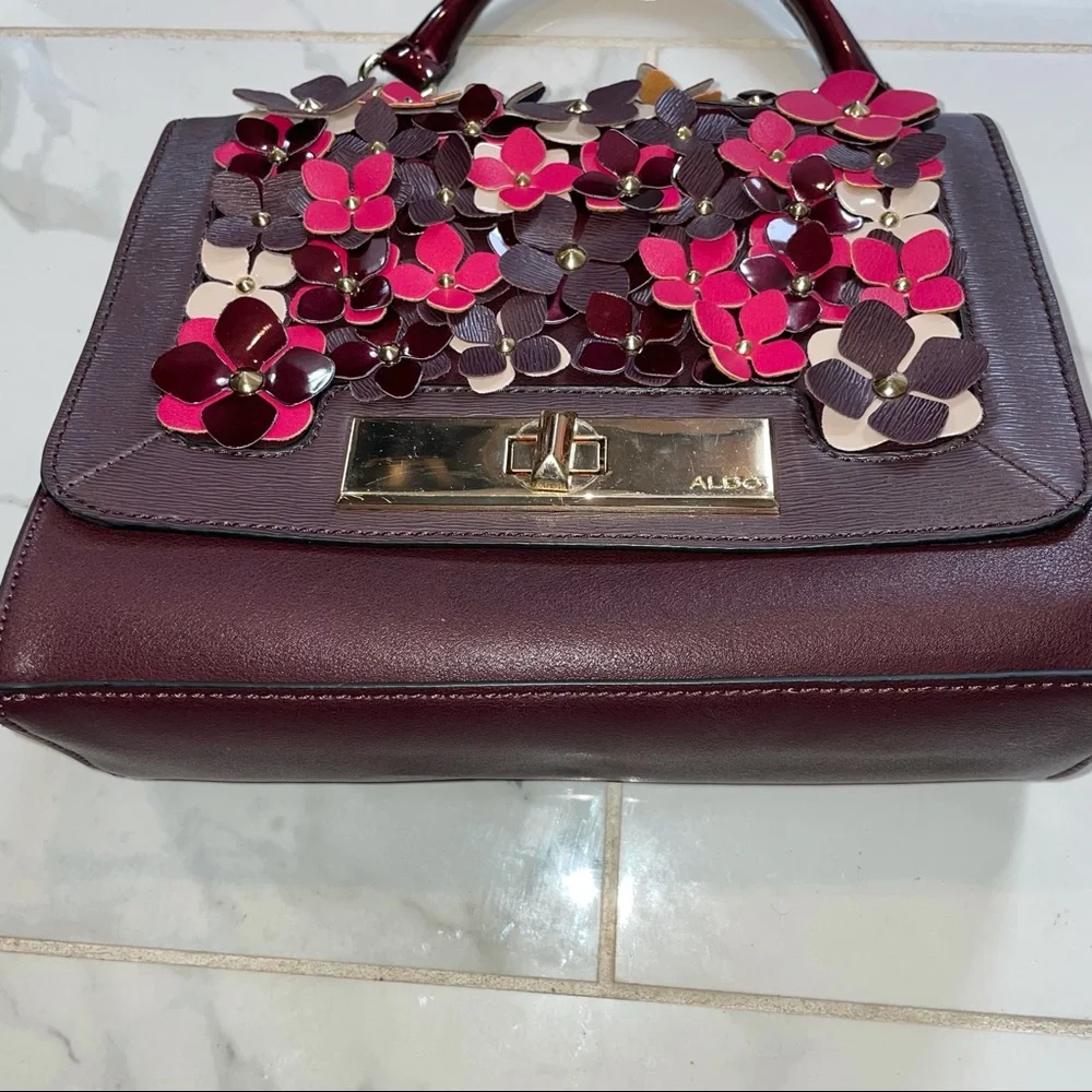3D Floral Aldo Handbag - Picture 5 of 6